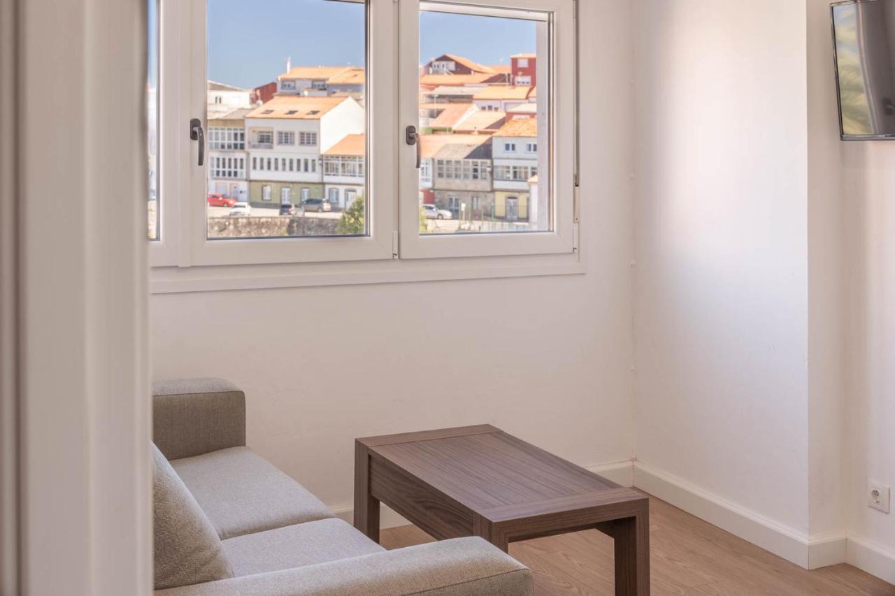 Apartamento Finisterre Con Vistas Al Mar Y Playa Luaran gambar